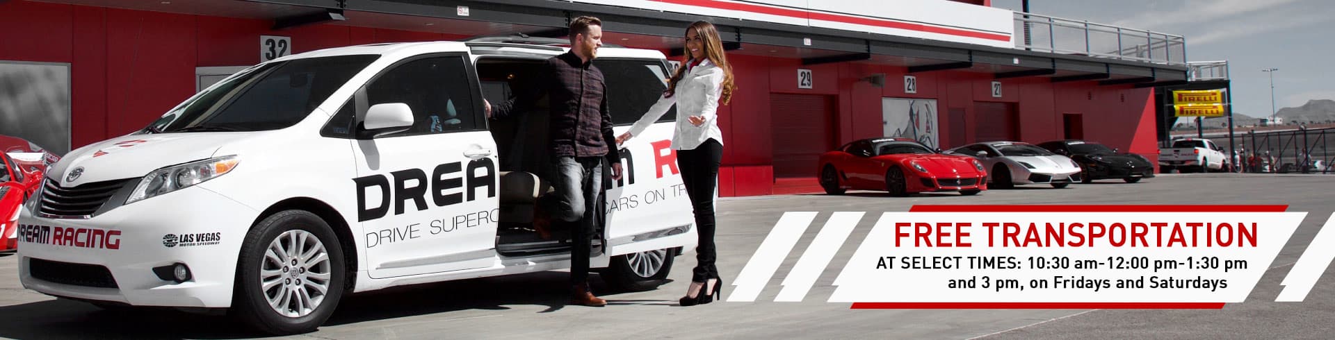Shuttle pickup location at The Shops at Crystals, Las Vegas City Center